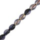 Czech Pinch beads 5x3mm Jet sliperit 23980/29500